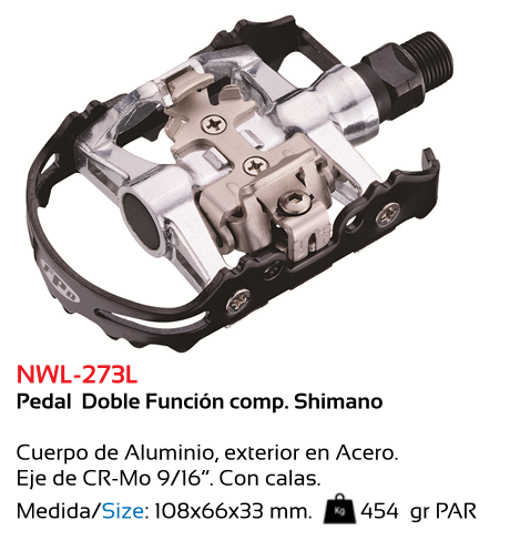 PEDALES BICICLETA TKX MIXTO COMPATIBLE SPD